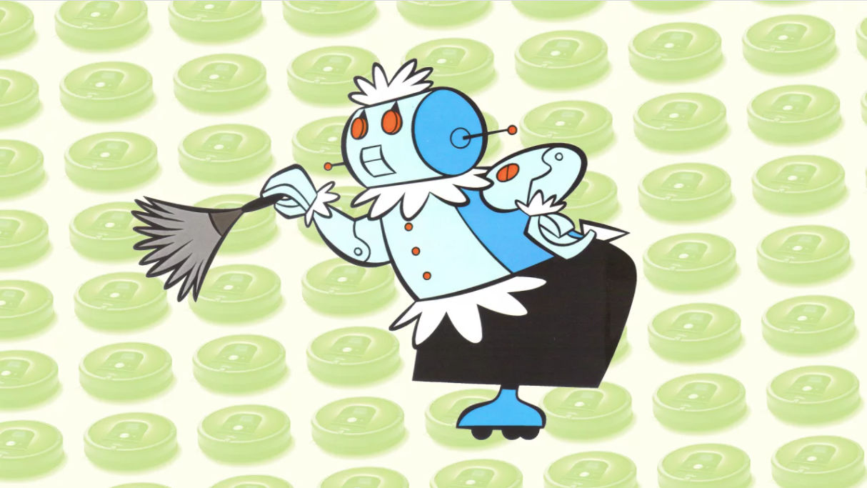 the jetsons cleaning robot