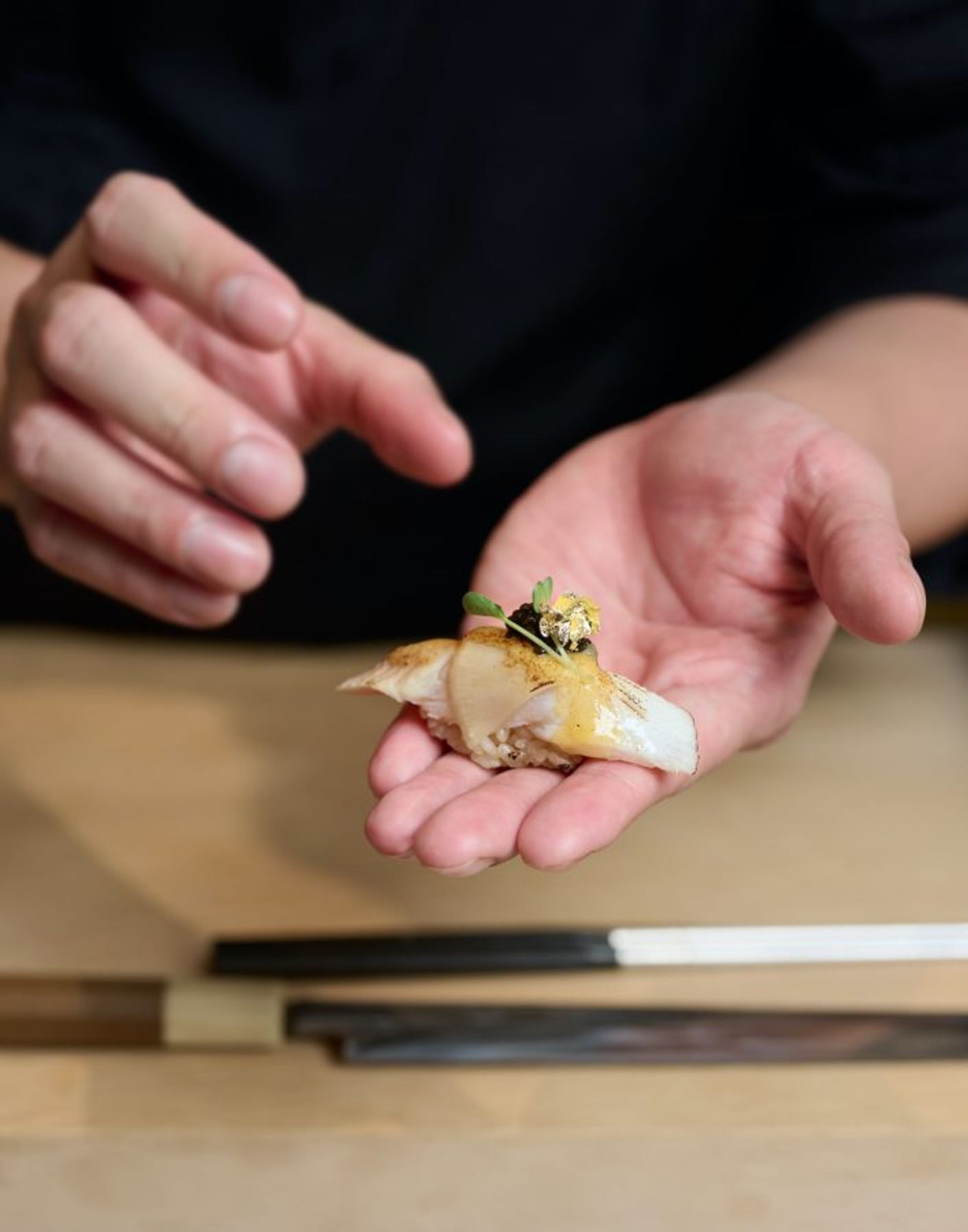 Restaurant review Shinsora at Odeon Towers is an omakase sushi concept