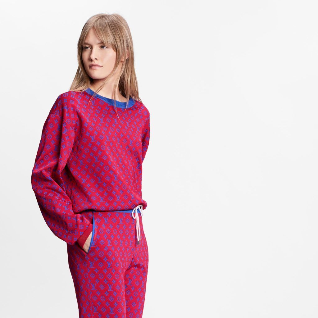 Louis Vuitton Jacquard Knitted Set
