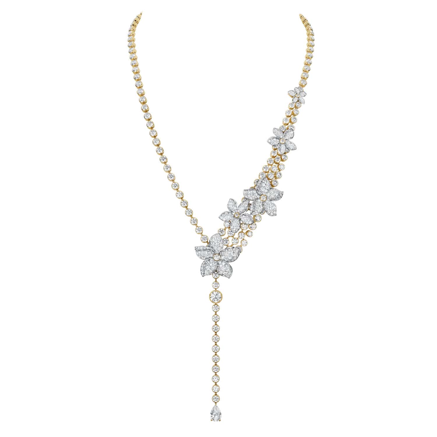 Chanel's 55.55-carat diamond necklace pays tribute to the No 5 perfume