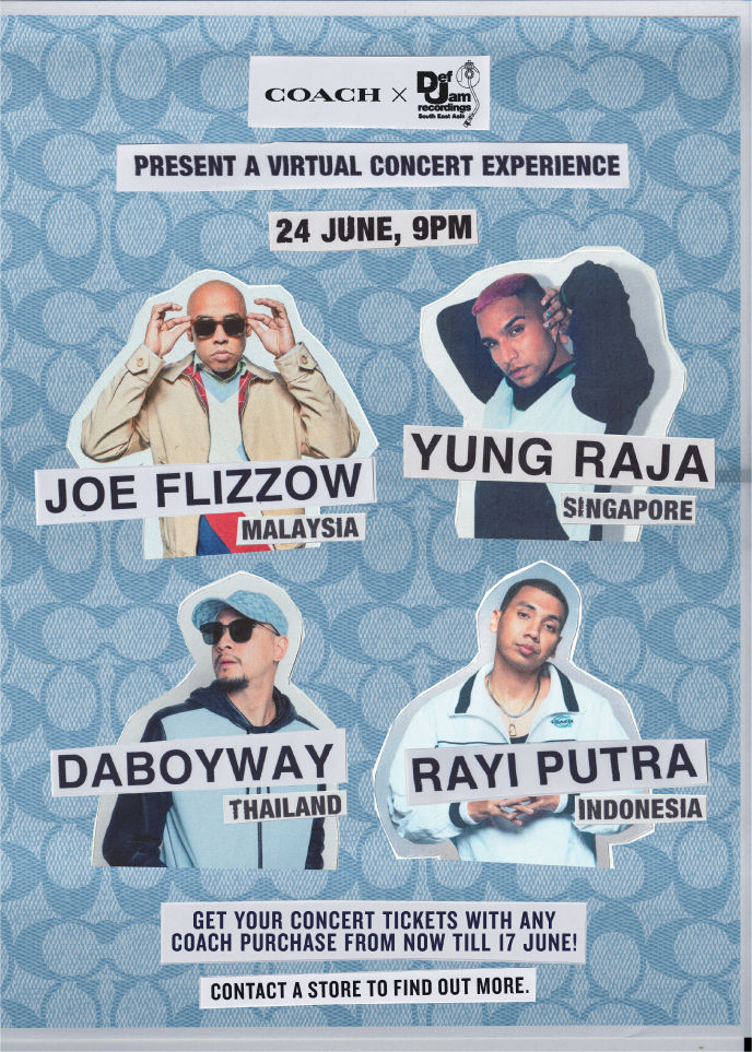 Coach x Def Jam SEA Virtual Concert: Headliners and how to get access