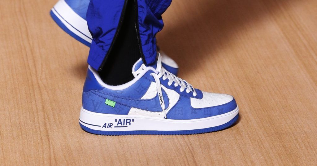 Virgil Abloh remixes the Air Force 1 sneakers for Nike x Louis Vuitton