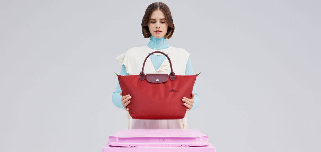 Longchamp gives the iconic Le Pliage bag a green edge in recycled nylon