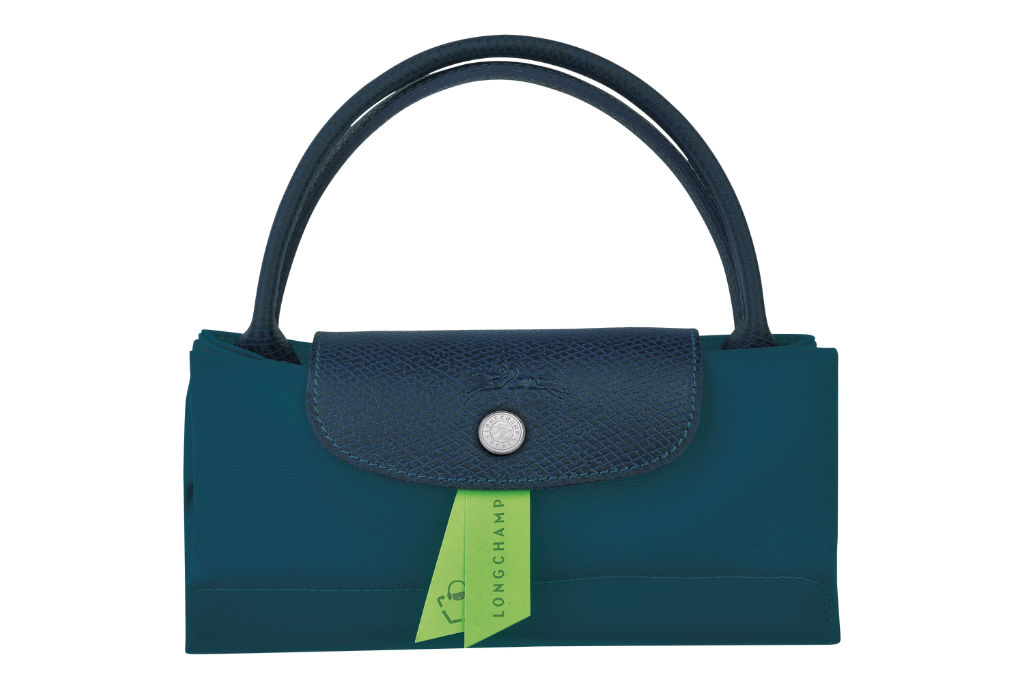 Longchamp gives the iconic Le Pliage bag a green edge in recycled nylon