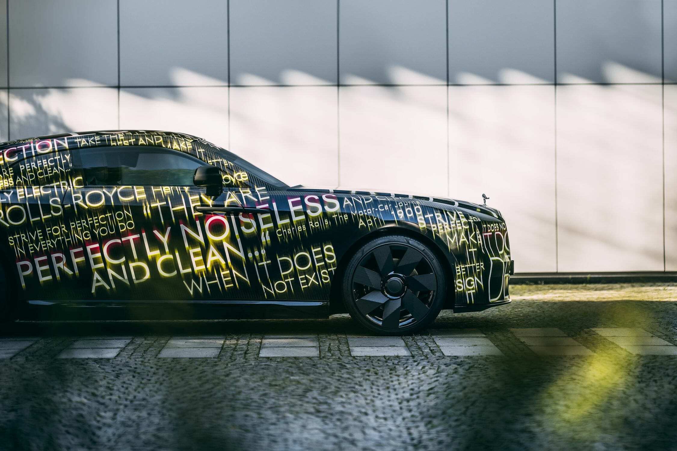 Rolls-Royce unveils its first fully electric car, the Spectre