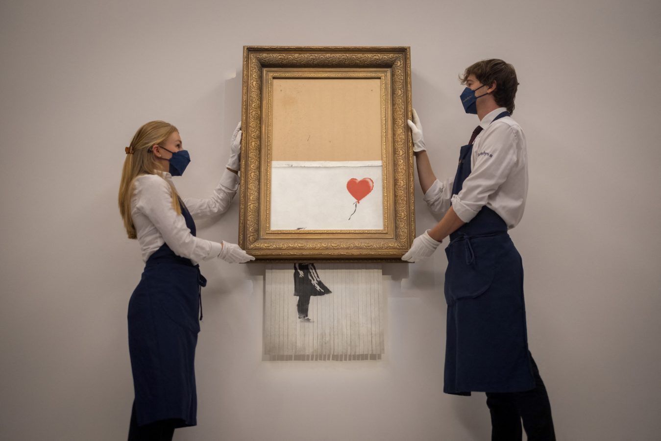 Banksy’s Love Is In The Bin Sells For Record USD 25 Million