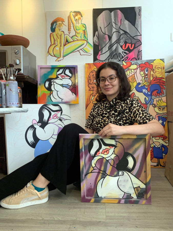 The Bawdy Beautiful: Catherine Grossrieder aka Cath Love, Hong Kong’s favourite graffiti artist