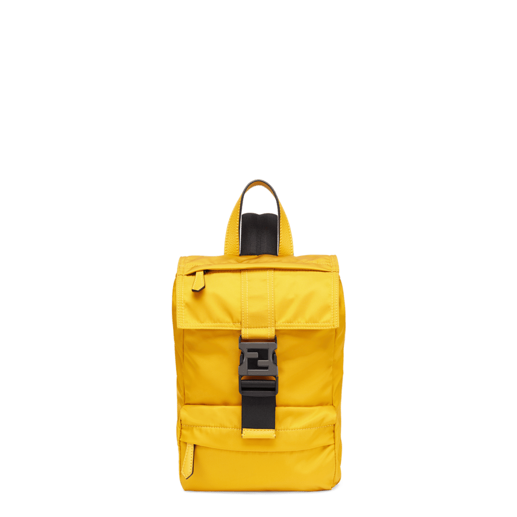 fendiness mini backpack Fendi Zucca Suede and Nylon Small Gray 3117901 tone on tone leather details and palladium Small Fendiness Backpack , Black,