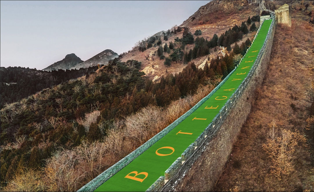 Bottega Veneta takes over the Great Wall of China