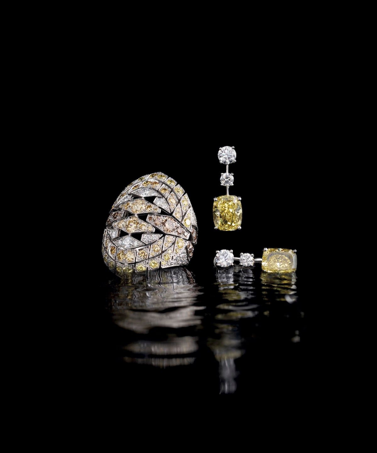 The sublime shapes of the high jewellery pieces by Cartier