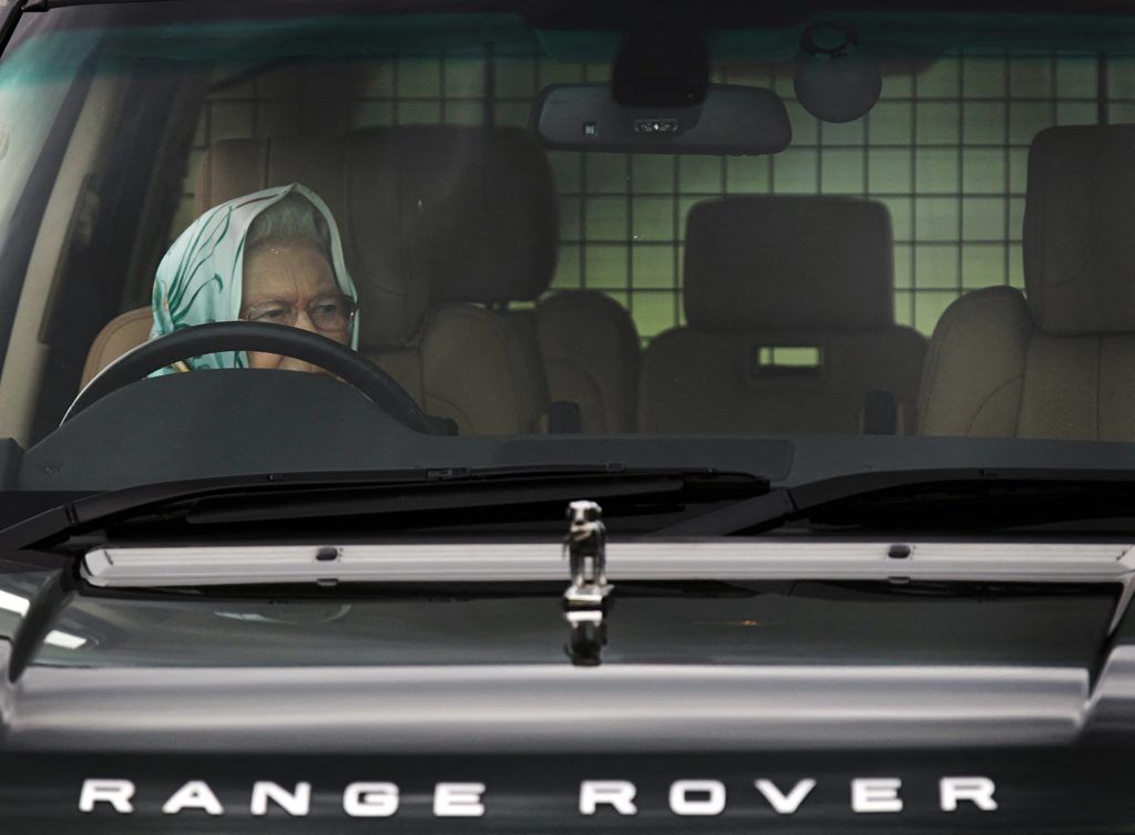 Queen Driving Range Rover