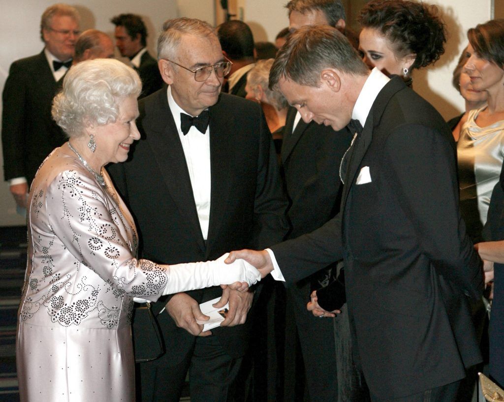 Daniel Craig and Queen Elizabeth II