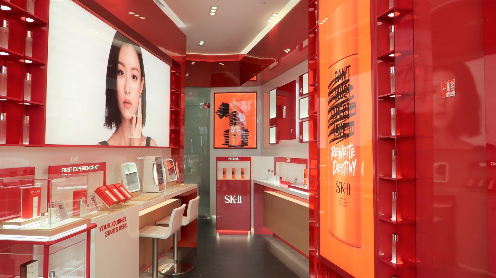 SK-II’s new pop-up store features an industry-first skin scanner