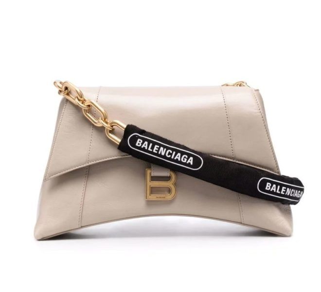 Downtown Small shoulder bag in taupe