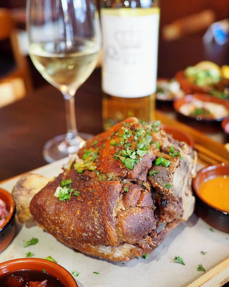 Restaurants that deliver the best crispy pork knuckle in Singapore