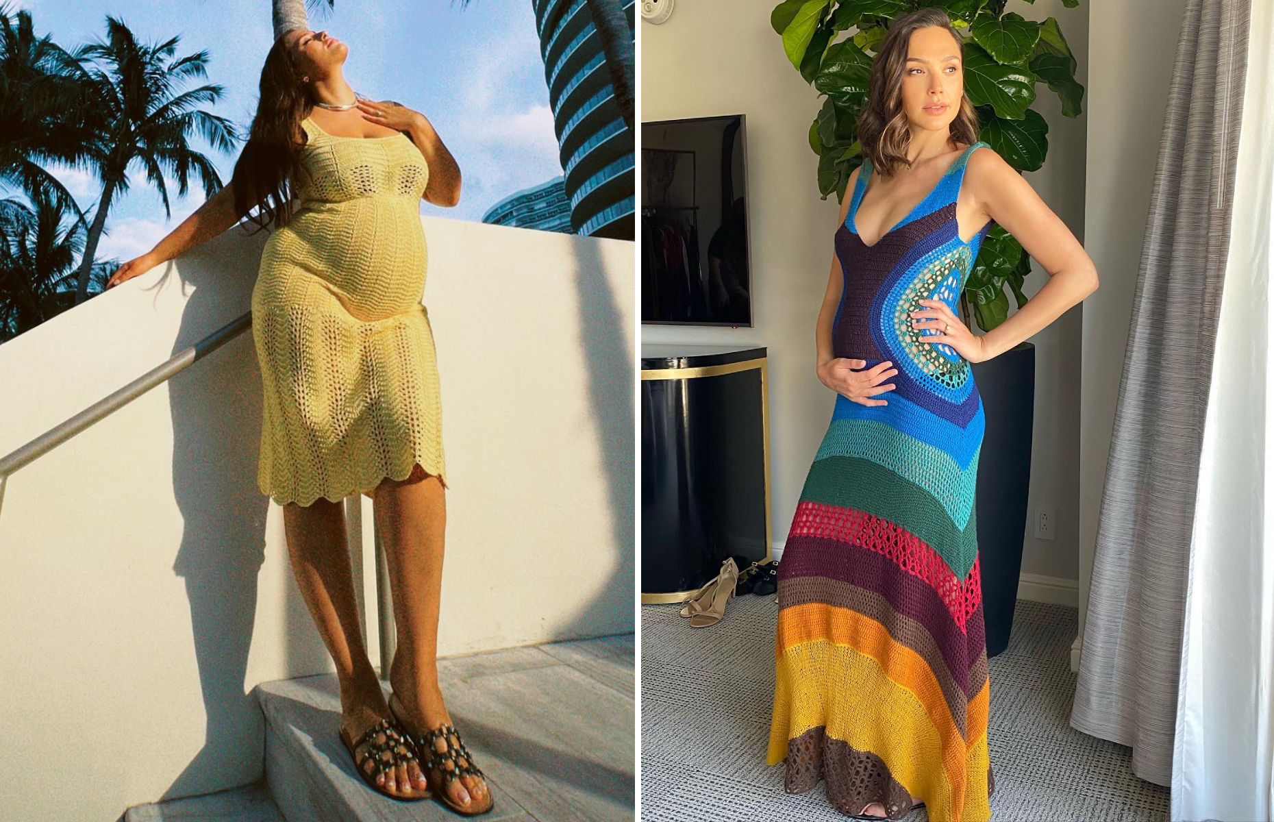 Ashley Graham & Gal Gadot Maternity Wear