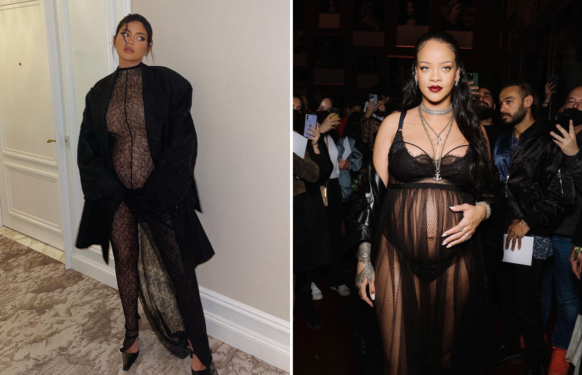 Kylie Jenner & Rihanna Maternity Looks