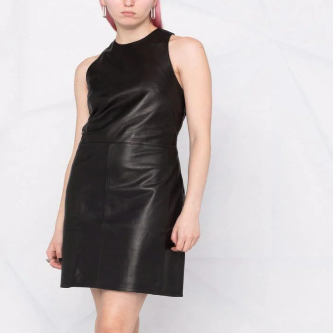 Loulou Studio Leather Dress