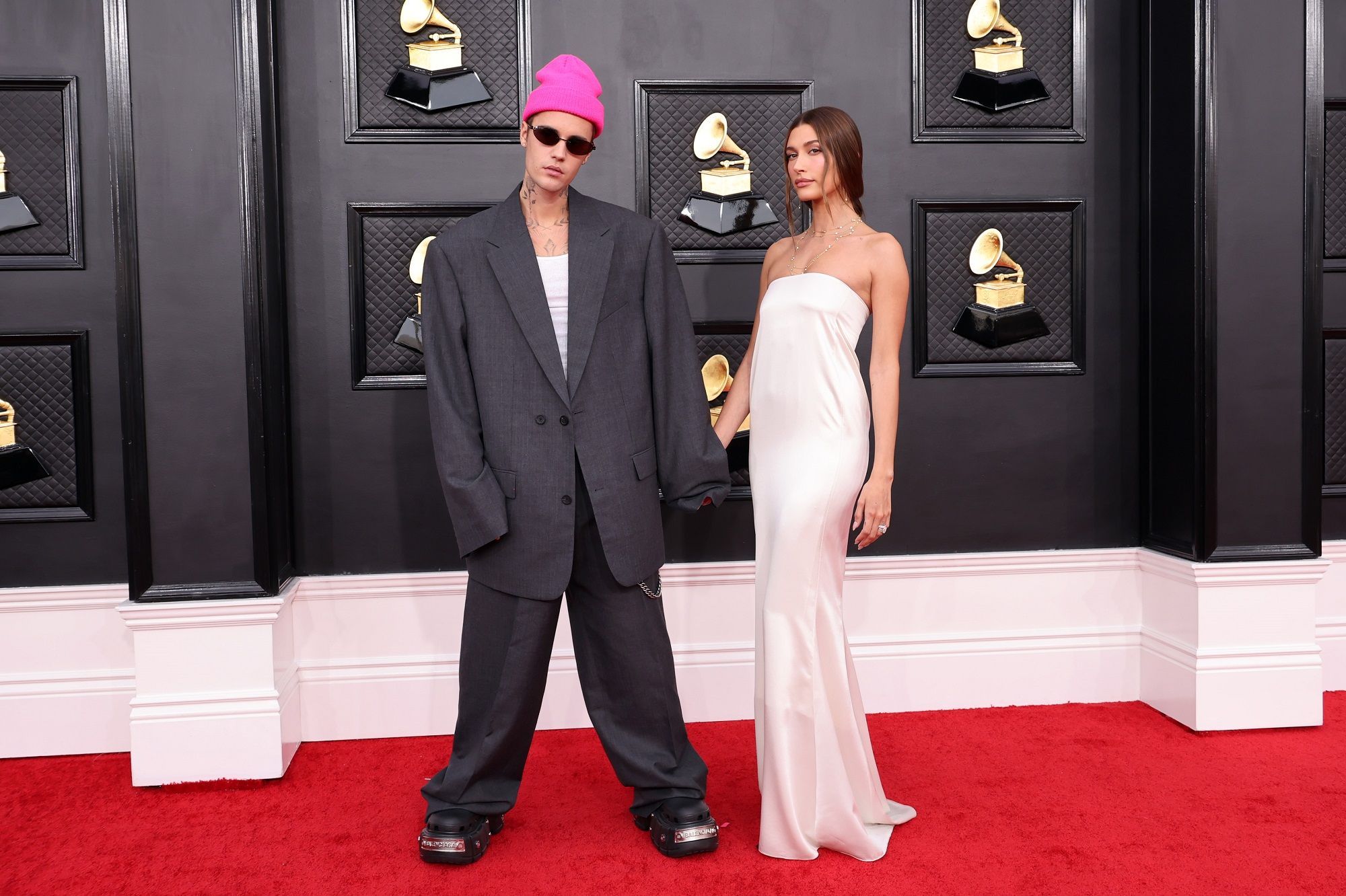 Grammy Awards 2022 red carpet: Megan Thee Stallion, Dua Lipa, Kourtney  Kardashian, & more bring style to night