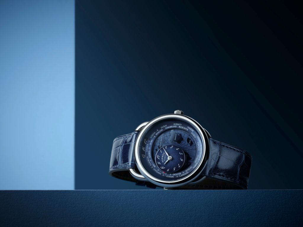 The 38mm Hermès Arceau Le temps voyageur (Image: Joel Von Allmen)