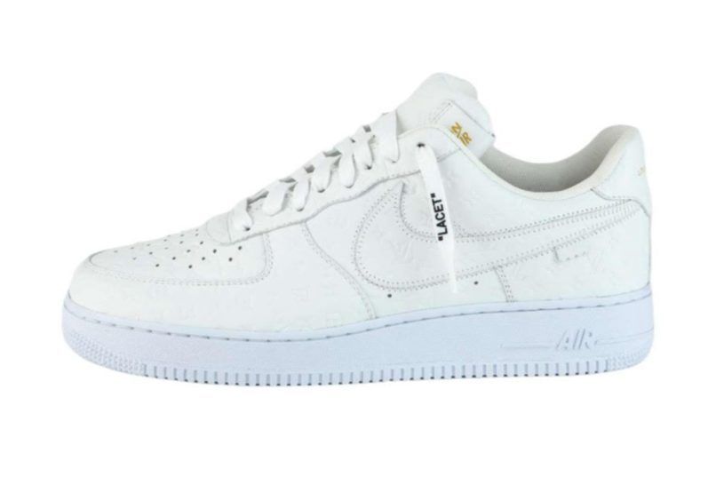 Your first look at the Louis Vuitton x Nike Air Force 1 release