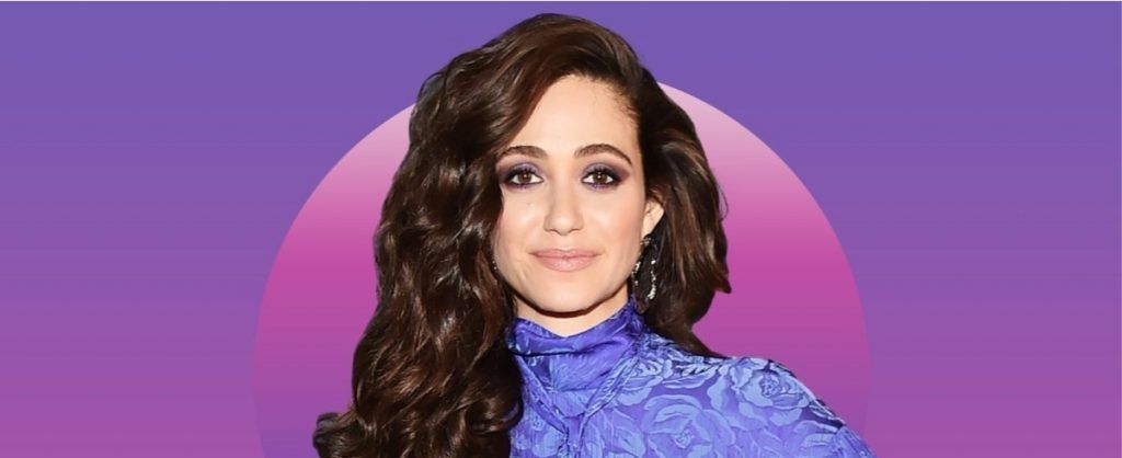 Emmy Rossum opened up about her journey to embrace her naturally curly hair