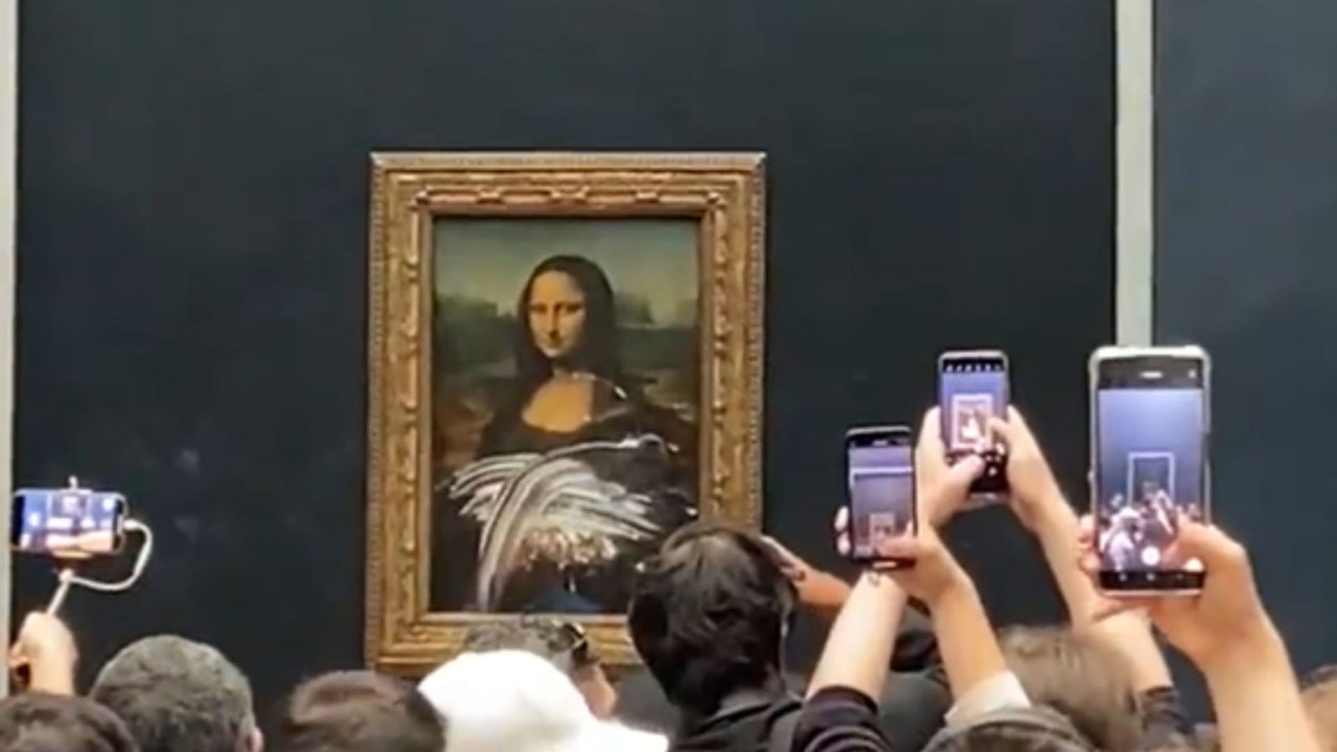 Famous artworks that were vandalised, including the Mona Lisa