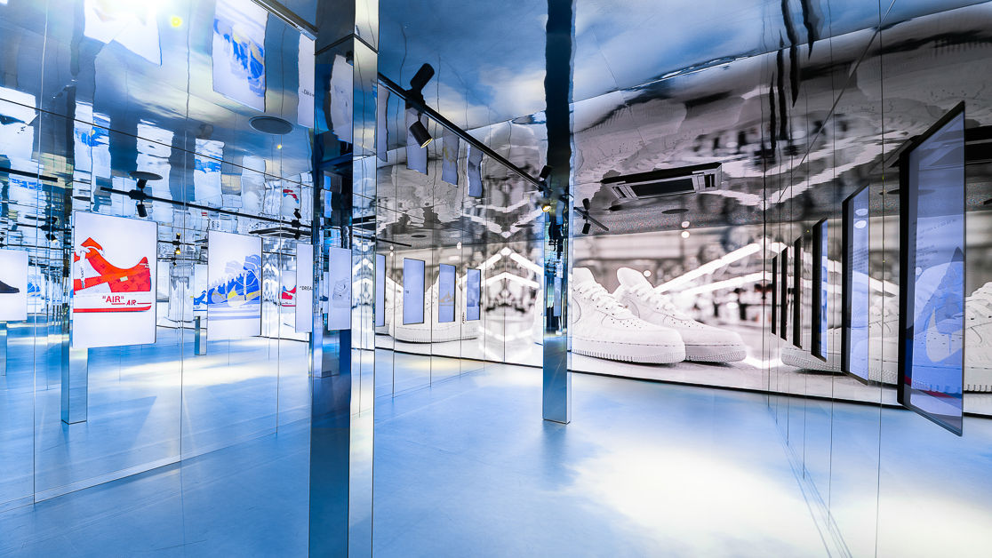 Inside Virgil Abloh's Louis Vuitton x Nike Air Force 1 Exhibition