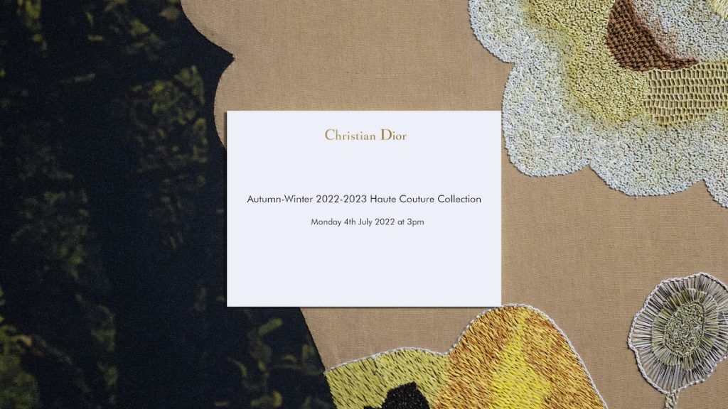 Livestream: Dior Haute Couture Autumn Winter 2022-2023