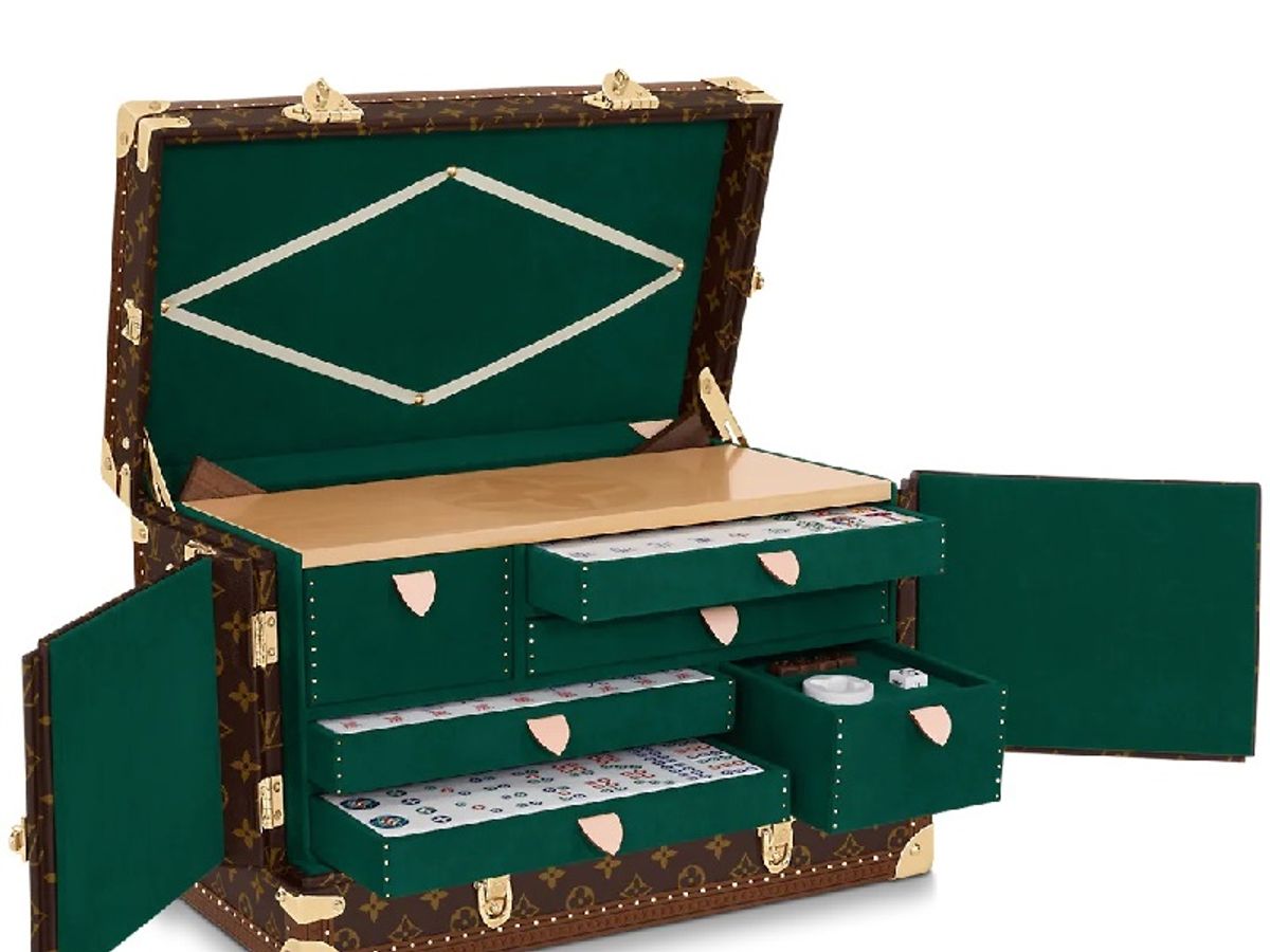 Louis Vuitton releases new Vanity Mahjong set with a pine green interior