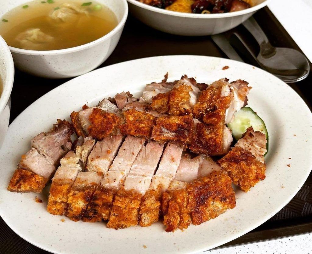 Where to find the crispiest roast pork belly in Singapore