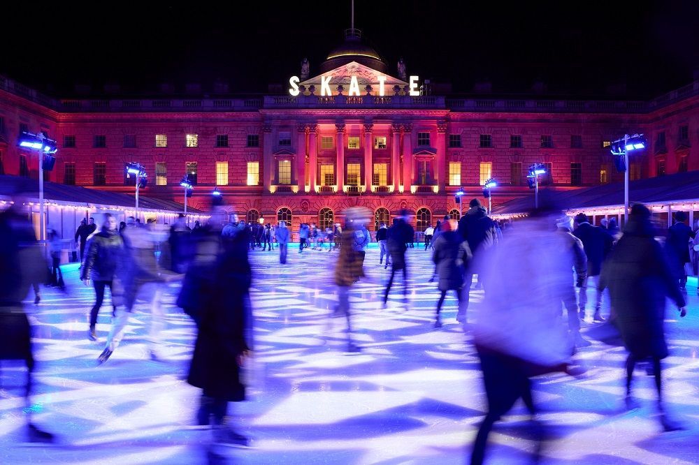 Ice skating rink at Somerset House Things to do in London during winter