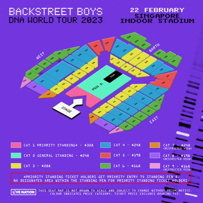 Backstreet Boys Dan gira mundial Singapur 2023