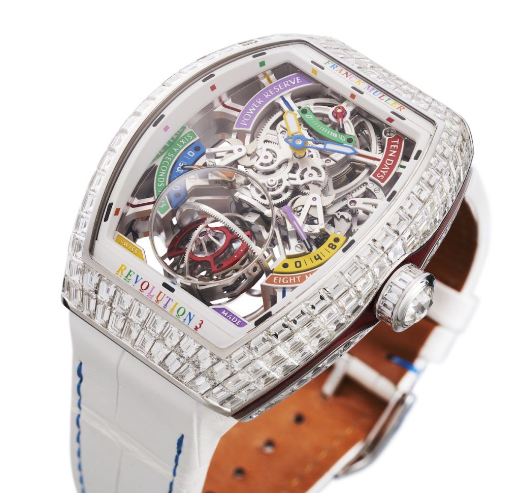 Franck Muller and Cortina Watch collaborate on five high jewellery watches with high complications