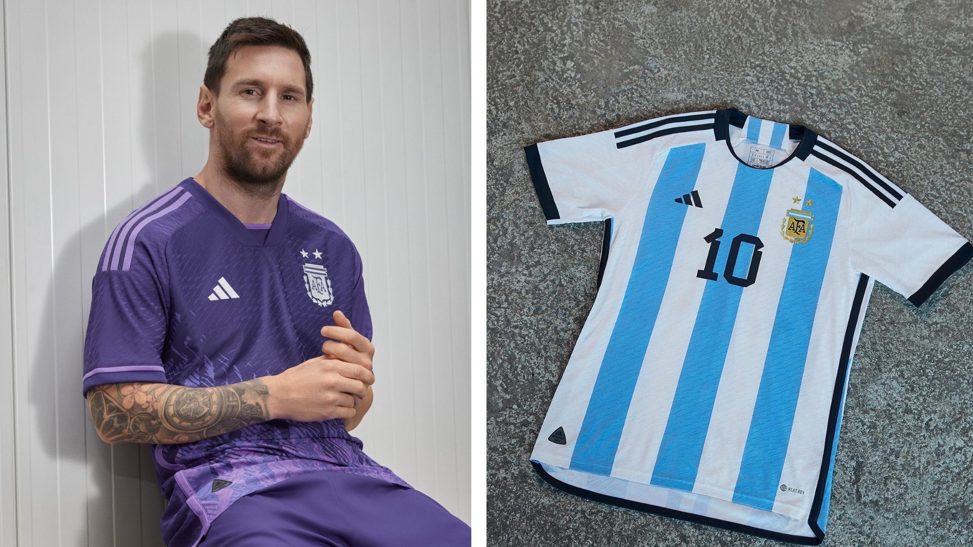 Lionel Messi to take 2022 World Cup by storm in purple Argentina Adidas kit  - Daily Star