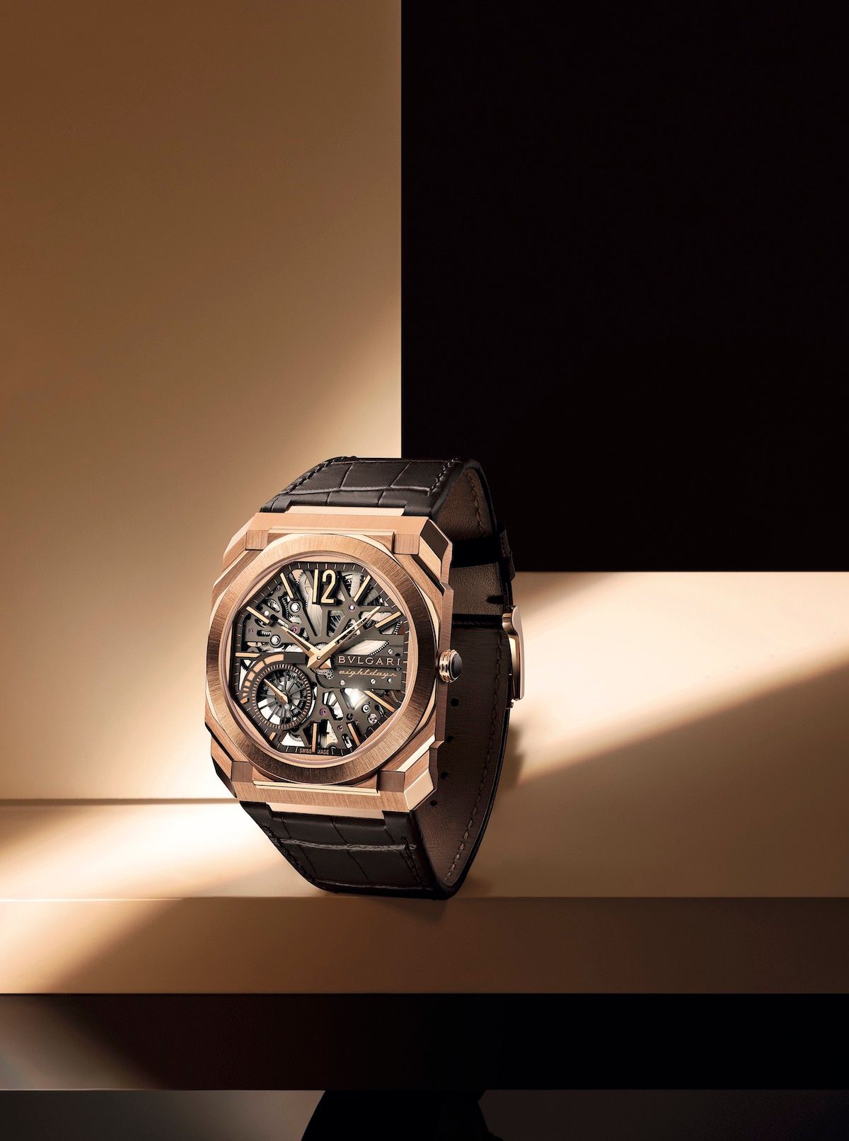 Bulgari's new Octo and Serpenti timepieces are a play on contrasts