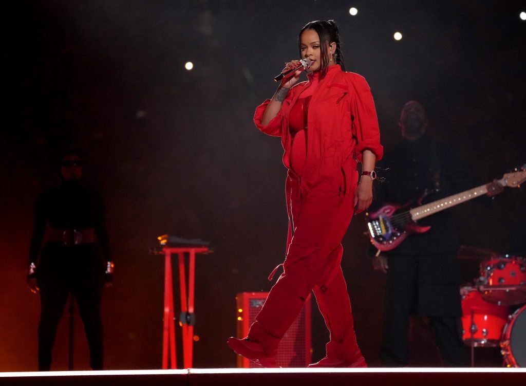 Super Bowl 2023: A closer look at Rihanna’s fiery Loewe and Alaïa fit, and glitzy Messika jewels