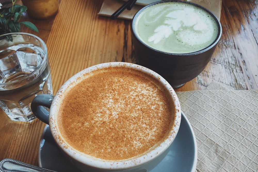 hojicha latte