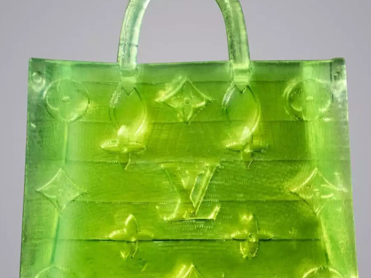 The new MSCHF handbag is the size of a grain of sand