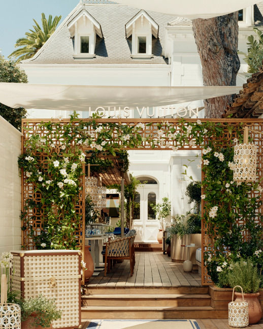 Louis Vuitton Unveils Mediterranean-Inspired Café in Saint-Tropez