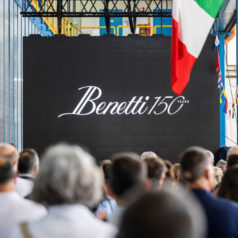 Benetti’s 150-year shipbuilding anniversary celebration