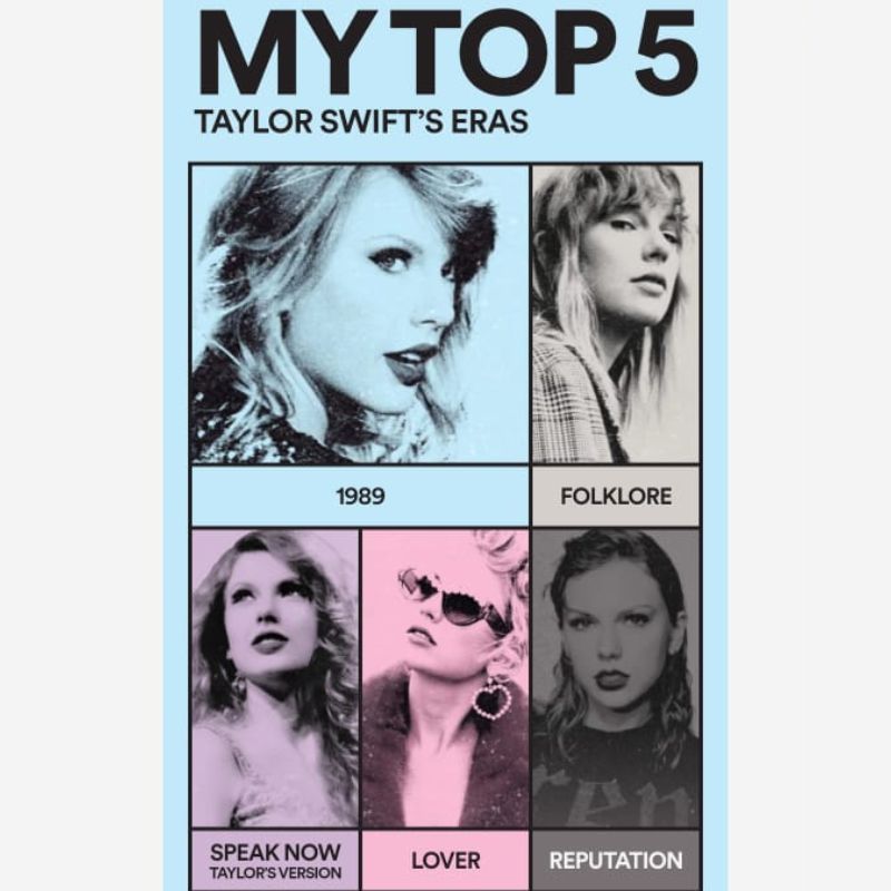 How to find out your top 5 Taylor Swift eras on Spotify