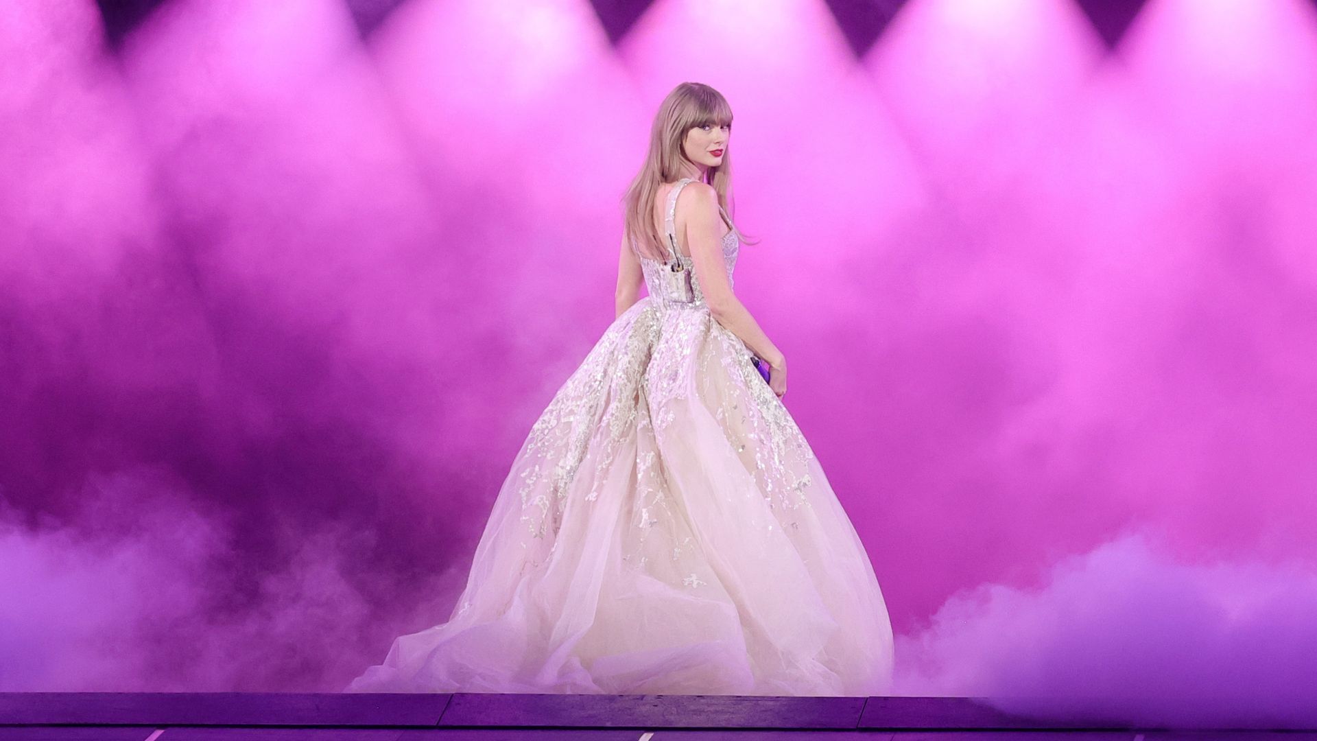 Taylor speak now ballgown