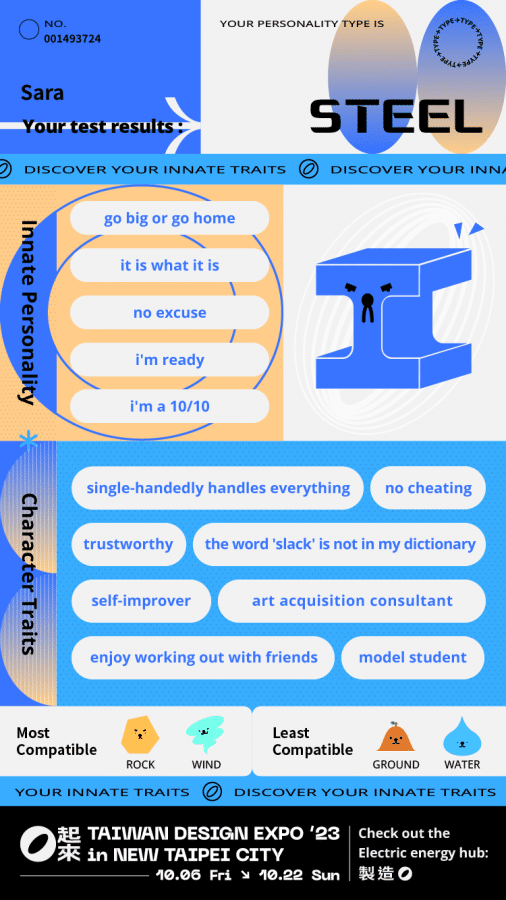 How to take the trending Taiwan Design Expo personality test