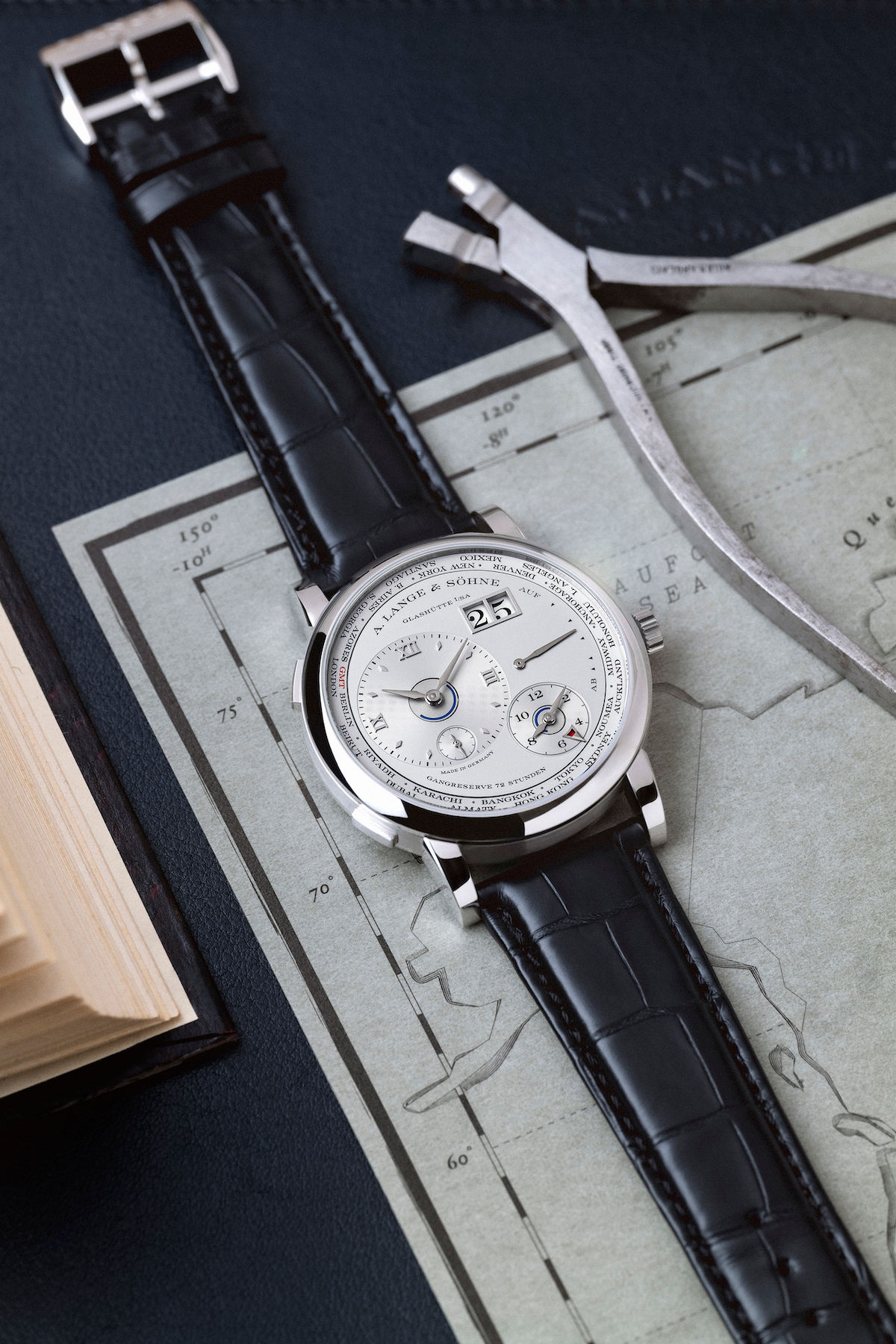 A. Lange S hne s Lange 1 Time Zone by is the perfect travel