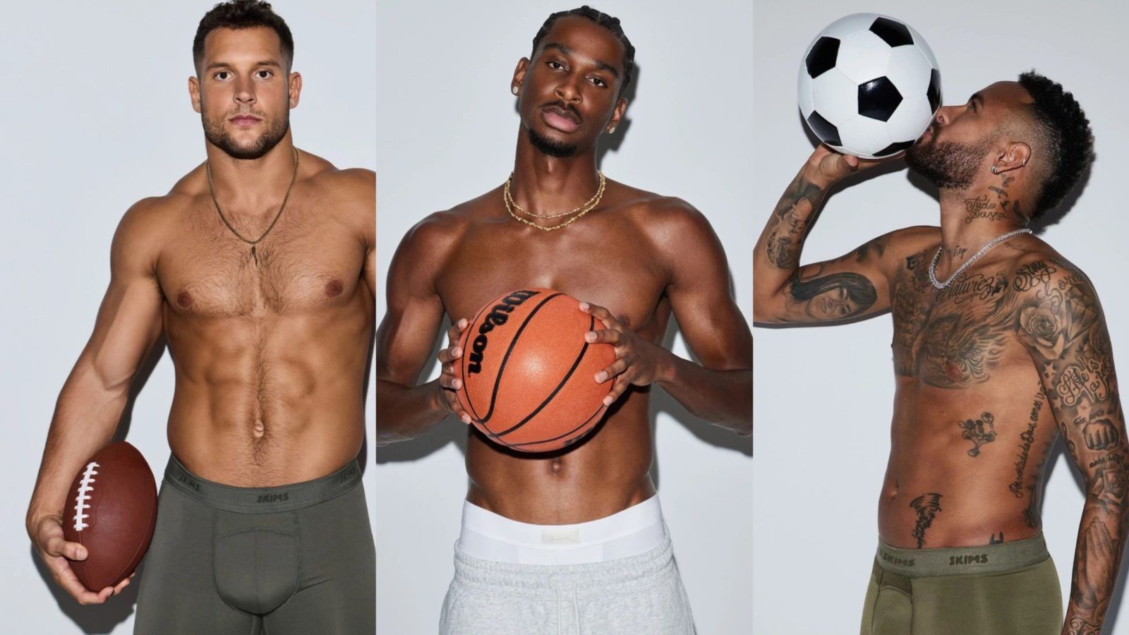 SKIMS new line for men features campaign with Neymar and more
