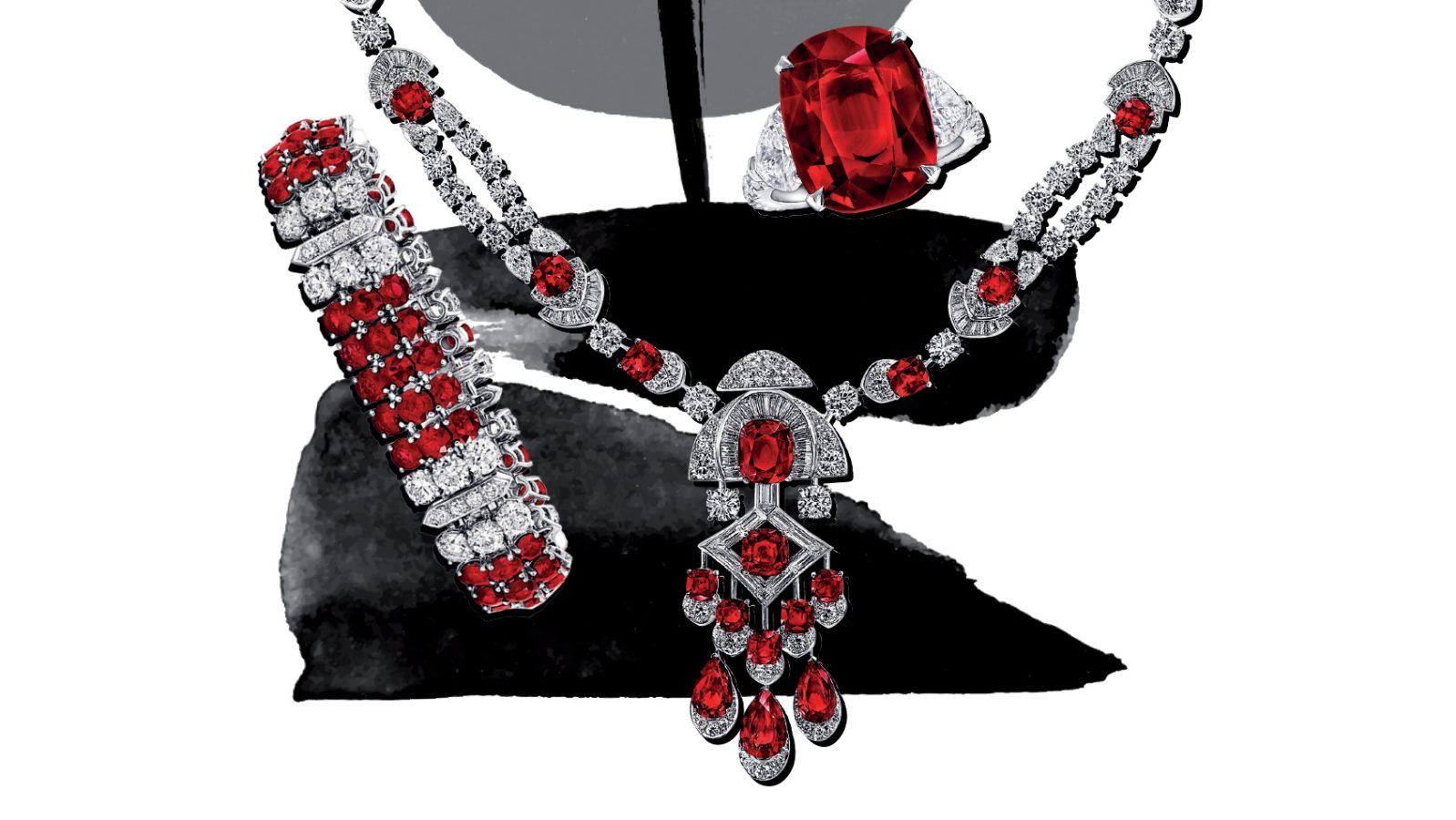 Red jewellery clearance