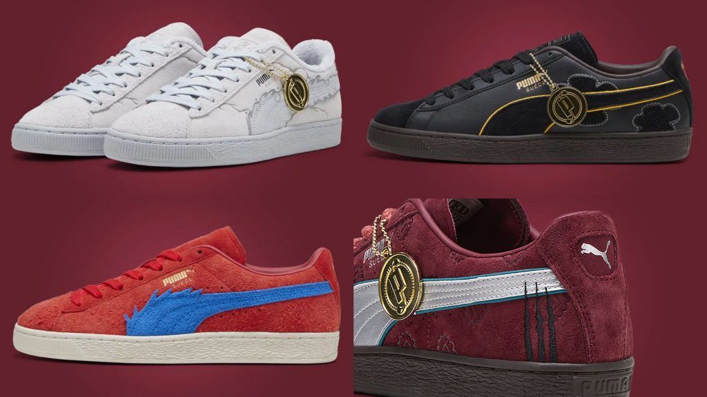 Four Emperors from One Piece inspire latest Puma suede pack