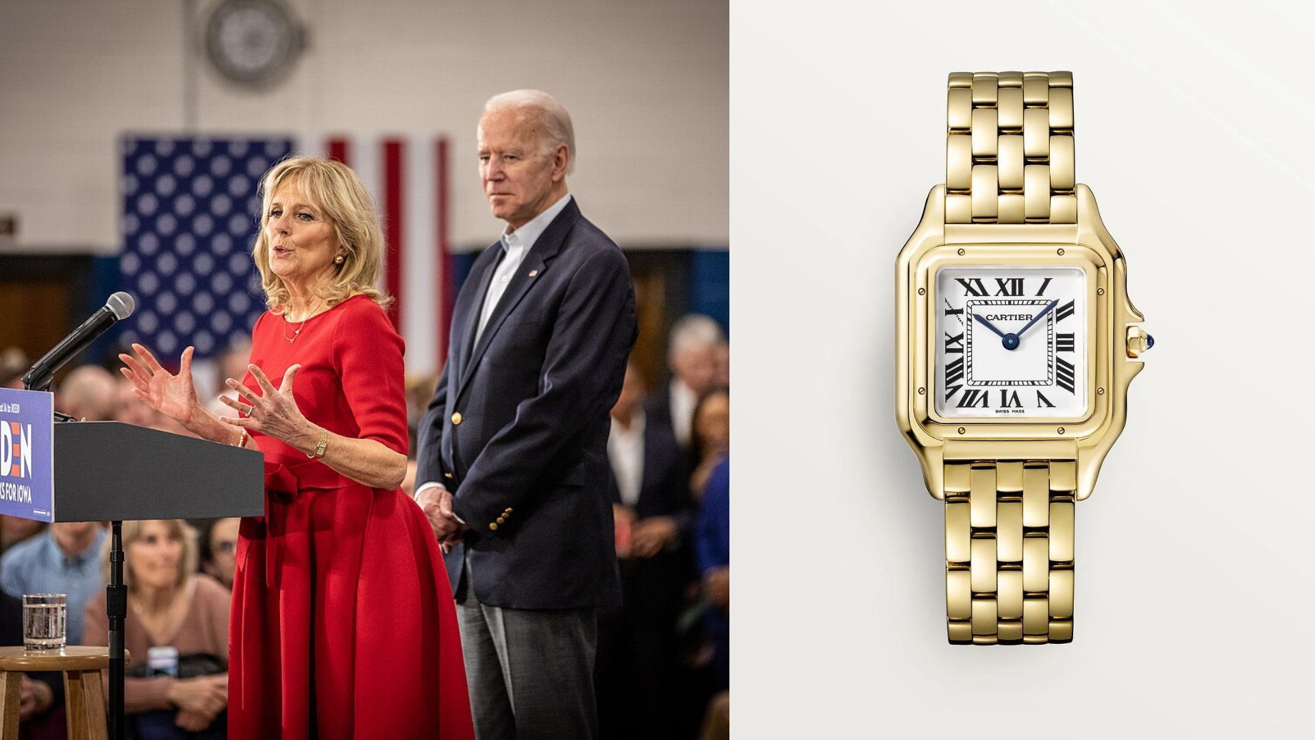 Michelle obama watch cartier hotsell