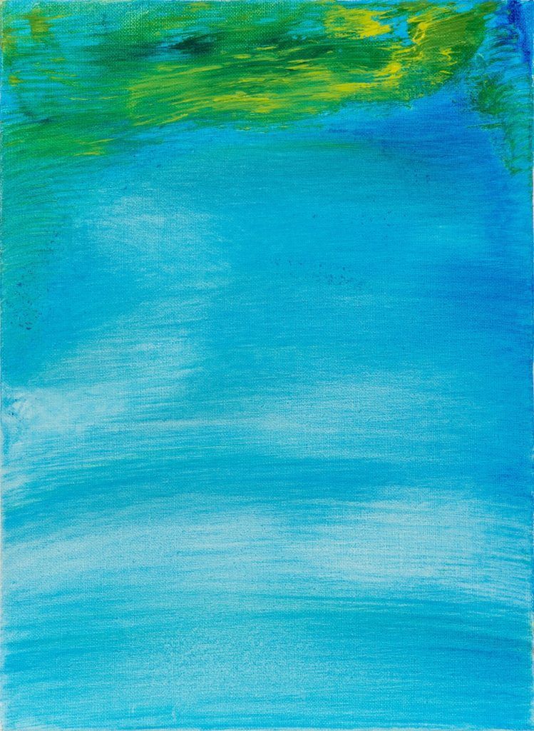 Hiroka Yamashita, Field (Blue and Green) (2022)